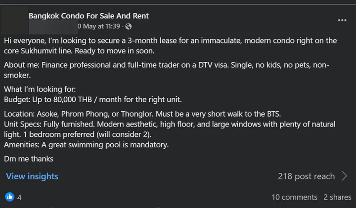 Enquiry example